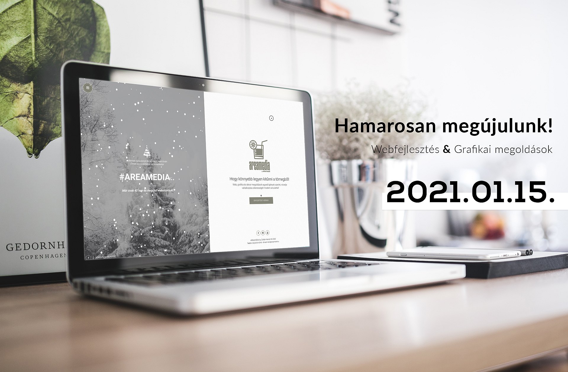 AreaMedia by Zoltan Hanzli Hamarosan megújulunk!