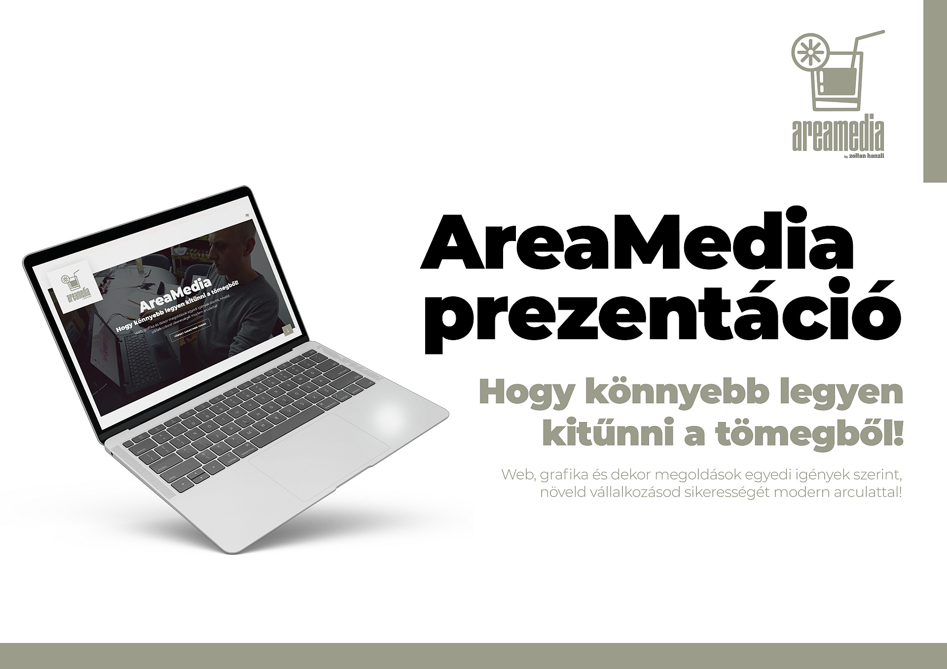 AreaMedia by Zoltan Hanzli Egy kis izelítő a megújult cégbemutatkozó prezentációból..